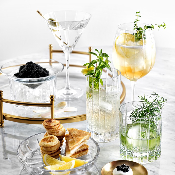 Dorset Crystal Highball Glasses Williams Sonoma