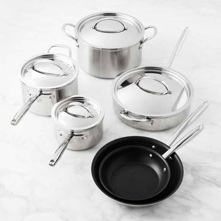 Williams Sonoma Signature Thermo-Clad™ Stainless-Steel 10-Piece ...