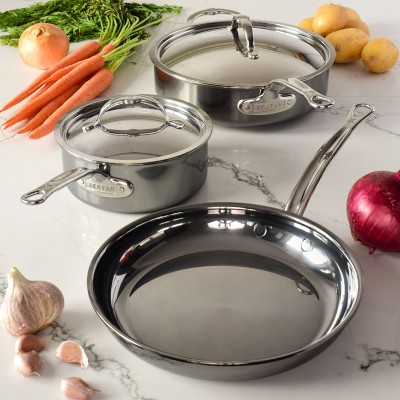 Hestan NanoBond™ Stainless-Steel 5-Piece Cookware Set | Williams Sonoma