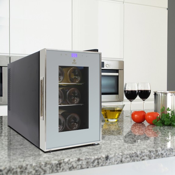 Vinotemp 6Bottle Touch Screen SingleZone Wine Cooler Williams Sonoma