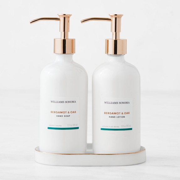 Home Fragrance 3-Piece Hand Soap & Lotion Set, Bergamot & Oak ...