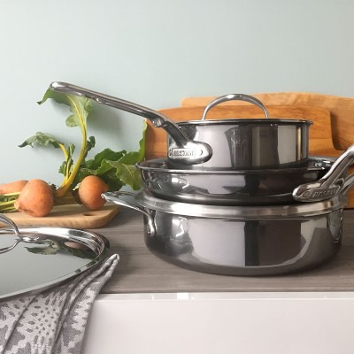 Hestan NanoBond™ Stainless-Steel 5-Piece Cookware Set | Williams Sonoma