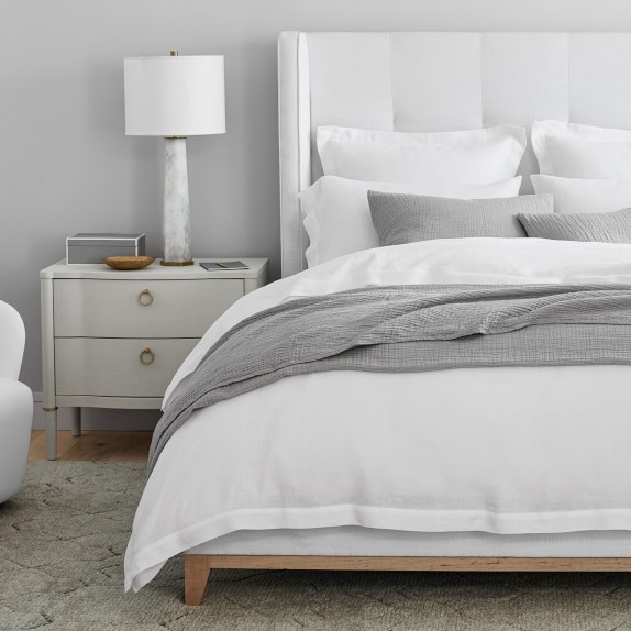 Chambers® Linen Sheet Set and Duvet Cover Bedding Bundle Williams Sonoma