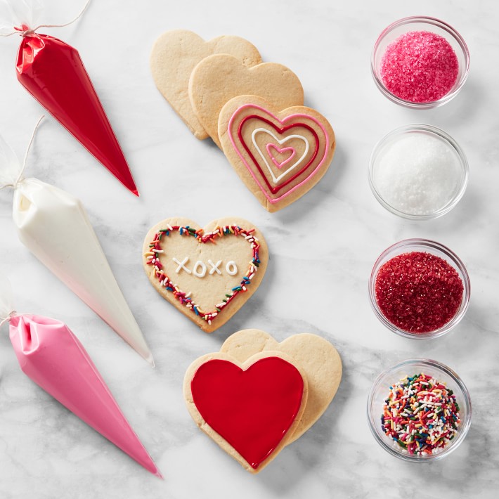 DIY Valentine's Day Cookie Decorating Kit Williams Sonoma