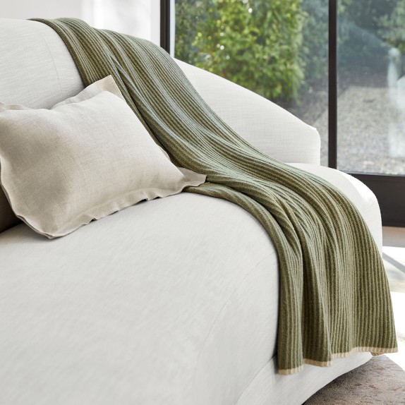 Double Flange Belgian Linen with Libeco™ Pillow Cover Williams Sonoma