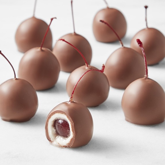 Chocolate Parisian Style Cherries Williams Sonoma