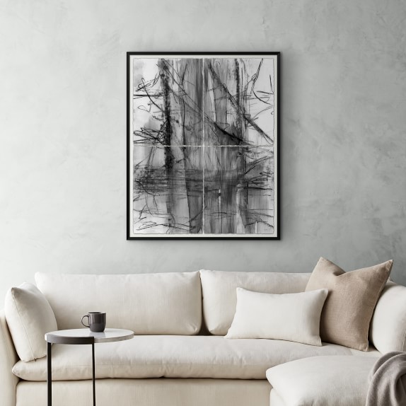 Charcoal Grafitti | Large Wall Art | Williams Sonoma