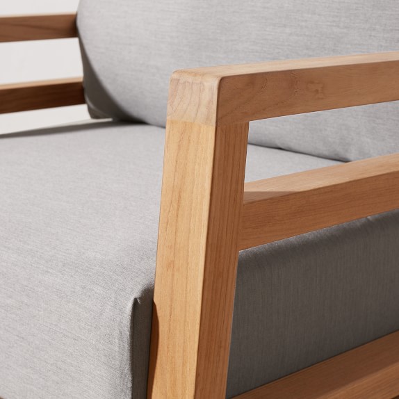 Santa Cruz Teak Club Chair Williams Sonoma