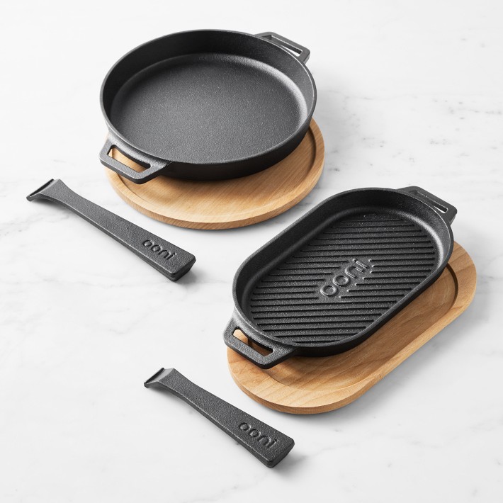 Ooni Cast Iron Grizzler Pan & Skillet Cookware Set Williams Sonoma