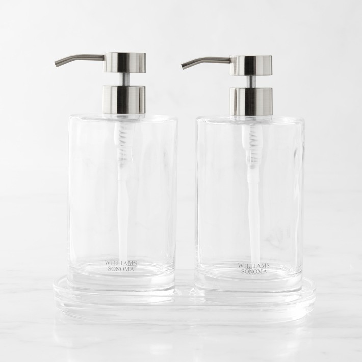 Hold Everything 16oz Soap & Lotion Dispenser, Clear | Williams Sonoma
