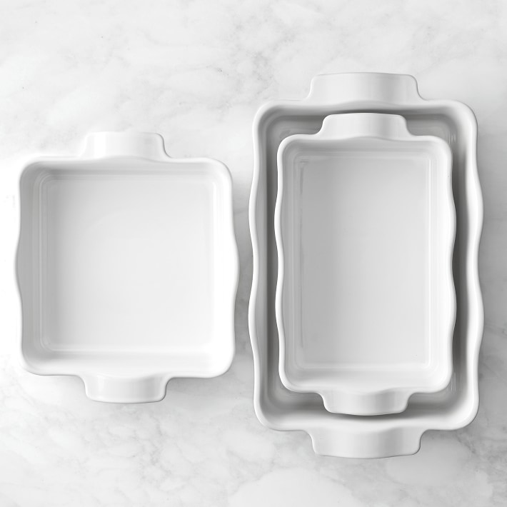 Emile Henry 3Piece Ruffled Bakeware Set Williams Sonoma
