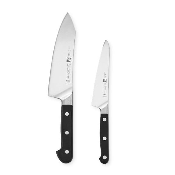 Zwilling Pro 2Piece Santoku & Prep Knife Set Williams Sonoma