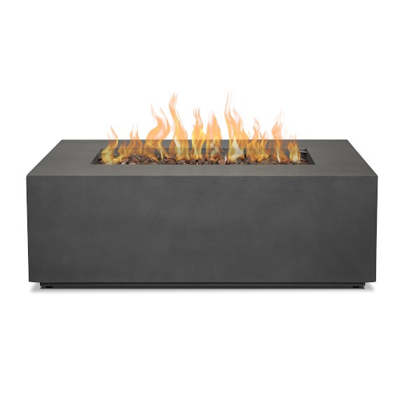 Cardona Rectangular Fire Table | Williams Sonoma