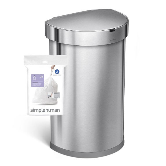 simplehuman™ (J) Custom Fit Trash Can Liners Williams Sonoma