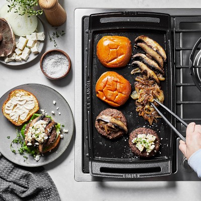 Staub Cast-Iron Double Burner Griddle Pan | Williams Sonoma