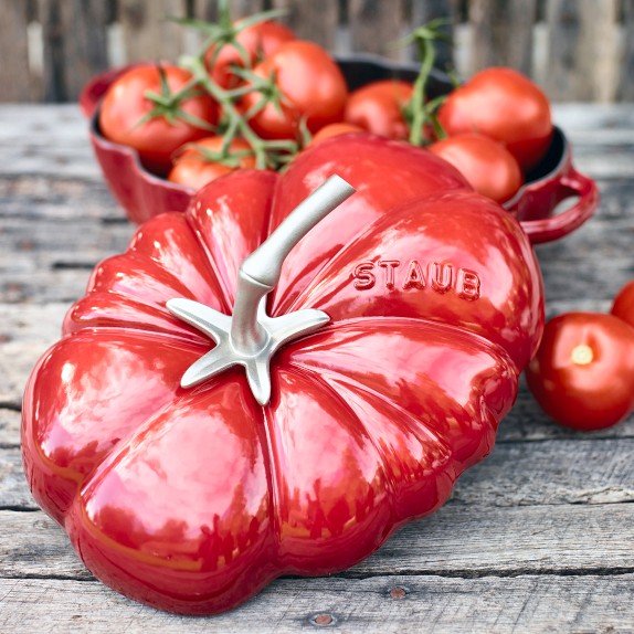 Staub CastIron Tomato Cocotte Williams Sonoma