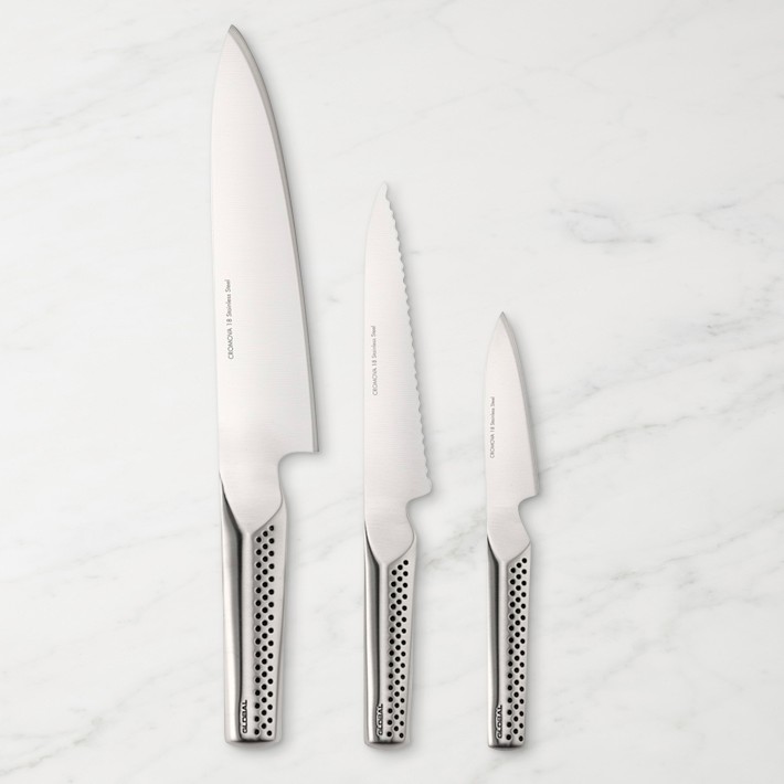 Global knives - G458110/AB - Set 3 coltelli - 40° ANNIVERSARIO