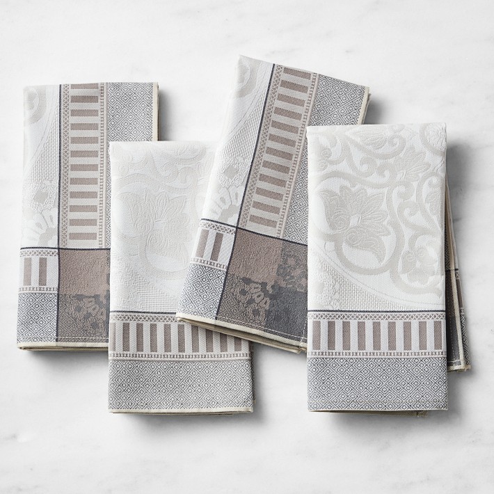 Jacquard Malta Napkins, Set of 4 Williams Sonoma