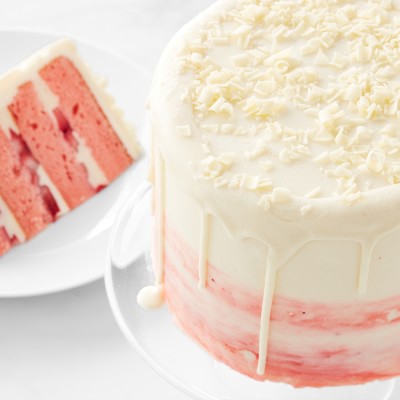 Four-layer Fresh Strawberry Cake, Serves 8-10 