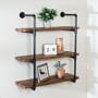 Industrial Pipe 3-Tier Wall Shelf | Williams Sonoma