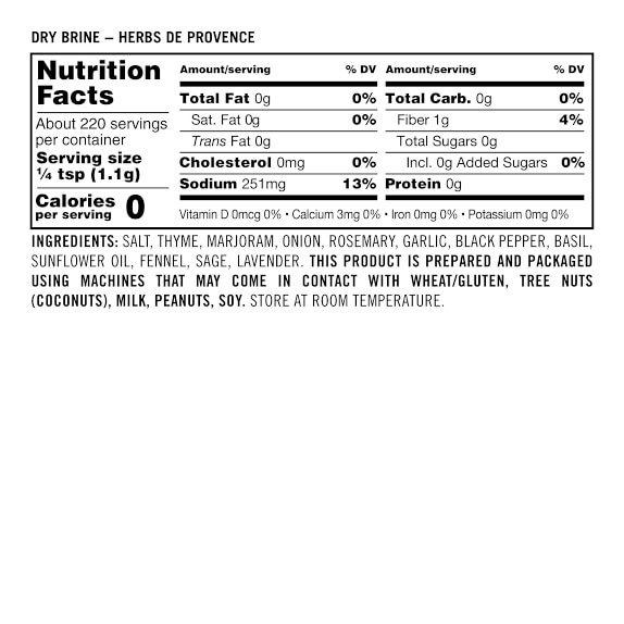 Williams Sonoma Turkey Herb Dry Brine Williams Sonoma