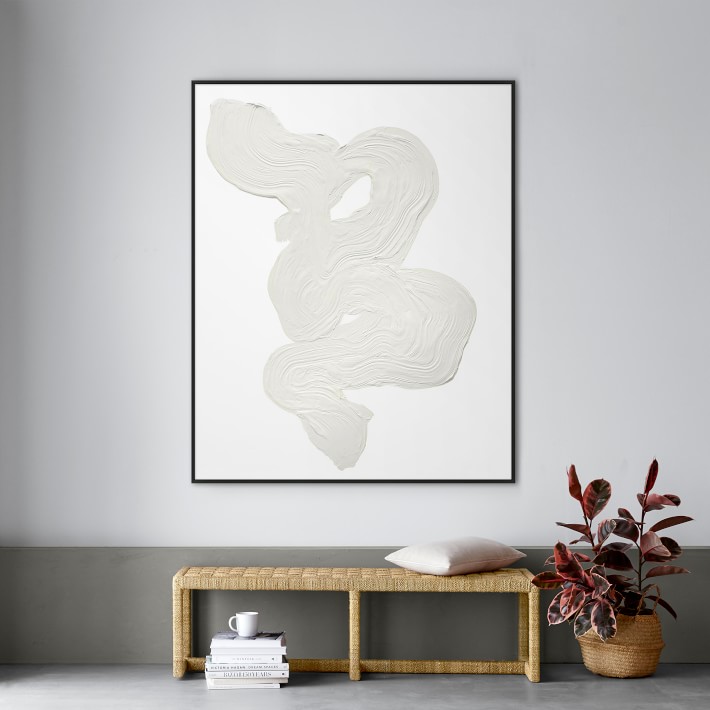Neutral Swirl | Large Wall Art | Williams Sonoma