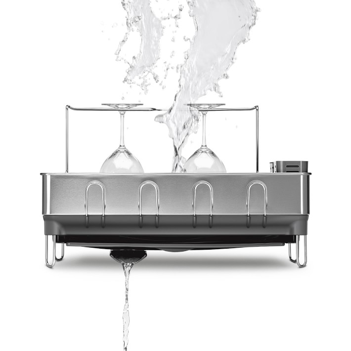 simplehuman Kitchen Dish Rack | Williams Sonoma