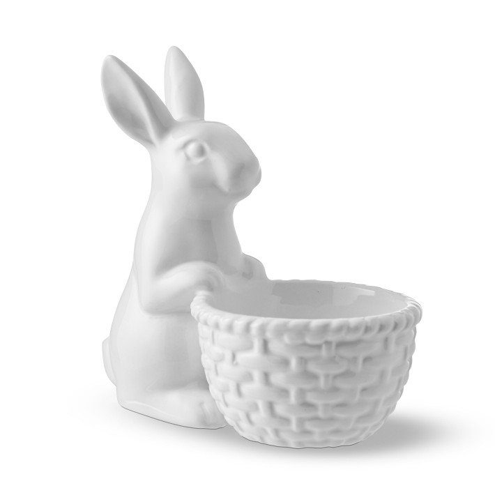 Sculptural Bunny Mini Candy Bowl Easter Decor Williams Sonoma
