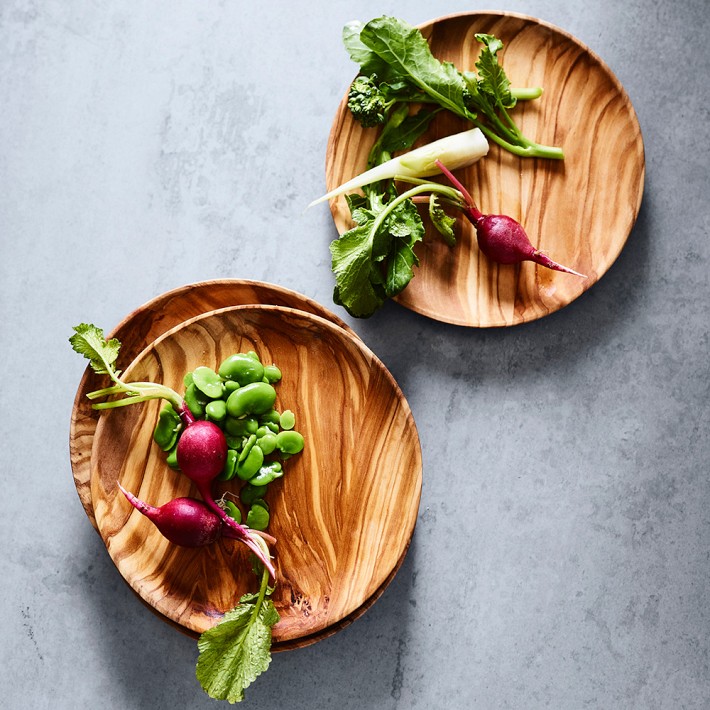 Olivewood Appetizer Plate Williams Sonoma