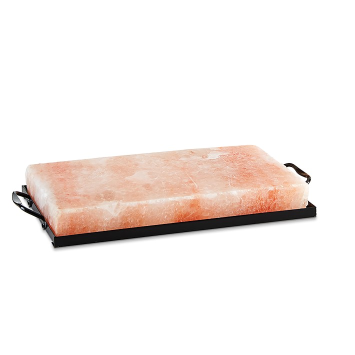 Williams Sonoma Himalayan Salt Plank with Holder