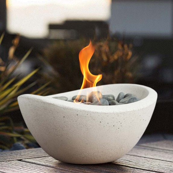 TerraFlame Wave Tabletop Fire Bowl | Williams Sonoma