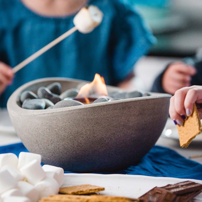 TerraFlame Wave Tabletop Fire Bowl Williams Sonoma