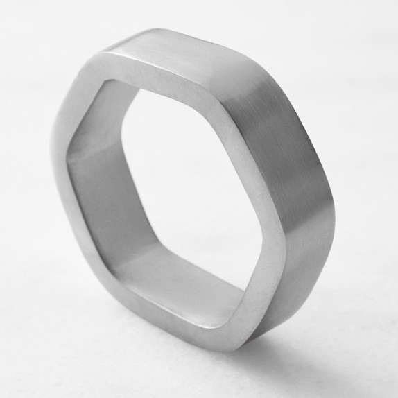 Gold Hexagon Napkin Ring Williams Sonoma