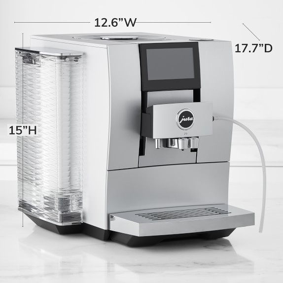 JURA Z10 Aluminum White Espresso Machine Williams Sonoma