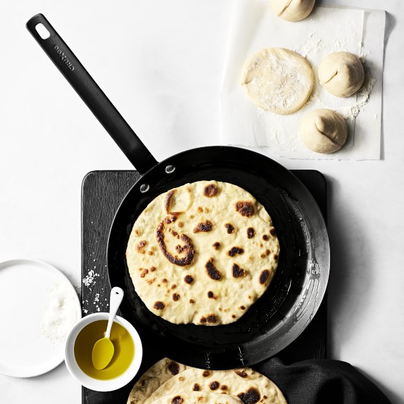 CRUXGG Seasoned Blue Steel Crepe Pan Williams Sonoma