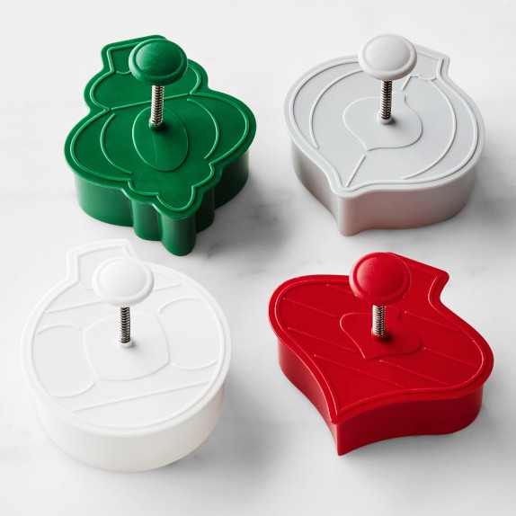 Williams Sonoma Ornament Thumbprint Cookie Cutters, Set of 4 Williams Sonoma