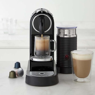 Nespresso Citiz Espresso Machine with Aeroccino 3 Milk Frother By De ...