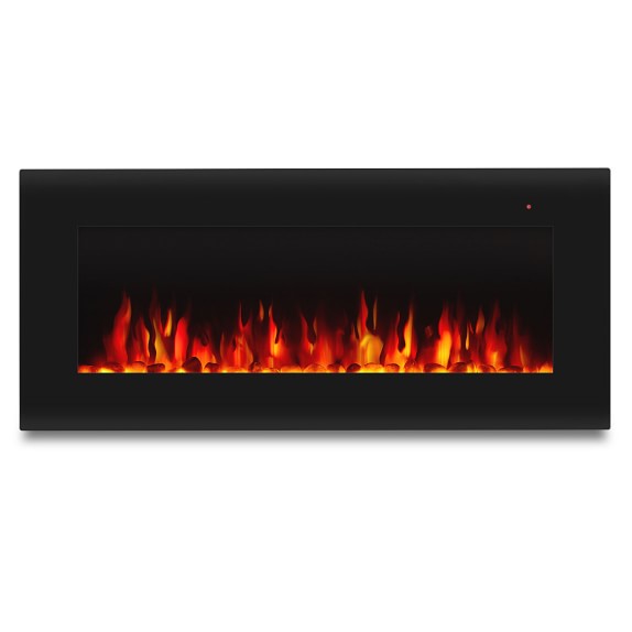 Faroe Wall Hung Electric Fire Place Williams Sonoma