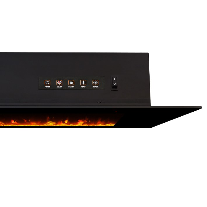 Faroe Wall Hung Electric Fire Place Williams Sonoma