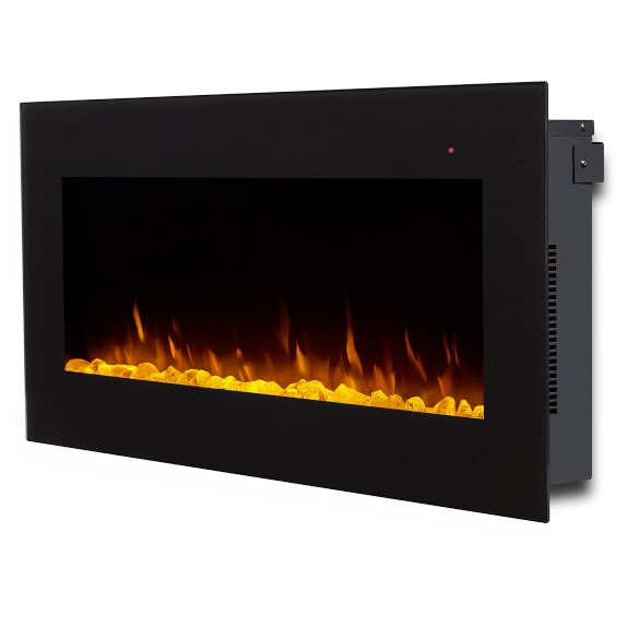 Faroe Wall Hung Electric Fire Place Williams Sonoma