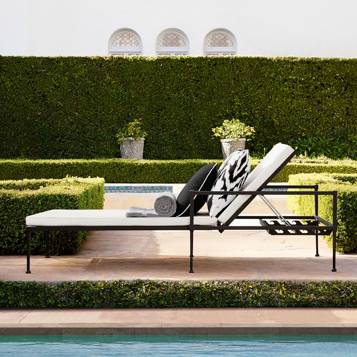 Bridgehampton Outdoor Chaise Patio Furniture Williams Sonoma