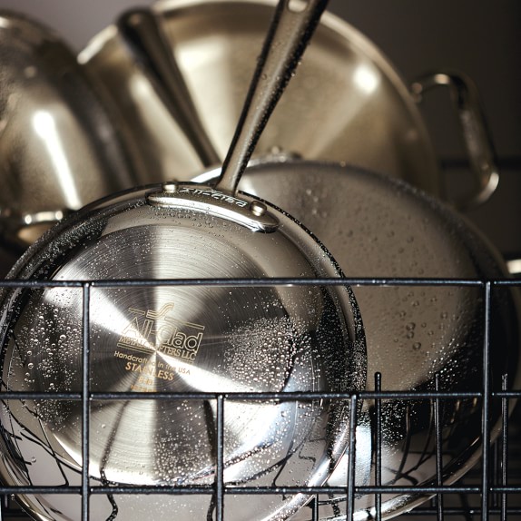 AllClad D3 TriPly StainlessSteel Deep Sauté Pan, 6Qt. Williams Sonoma
