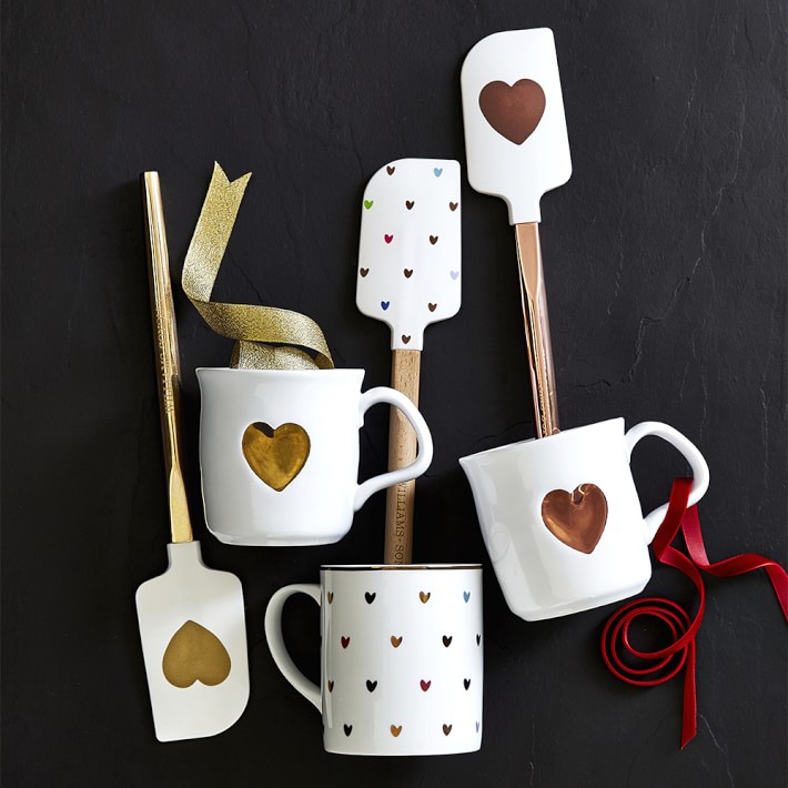St. Jude Spatula Gold Heart Williams Sonoma