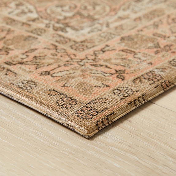 Williams Sonoma Faux Knotted Rug Comfort Mat, Blush Williams Sonoma