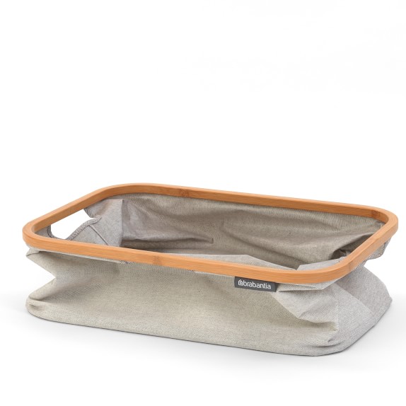 Grey Brabantia Collapsible Laundry Basket Williams Sonoma