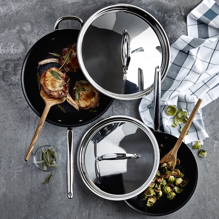 Williams Sonoma Signature Thermo-Clad™ Stainless-Steel Frying Pan