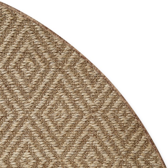 Custom Diamante Round Sisal Rug | Williams Sonoma