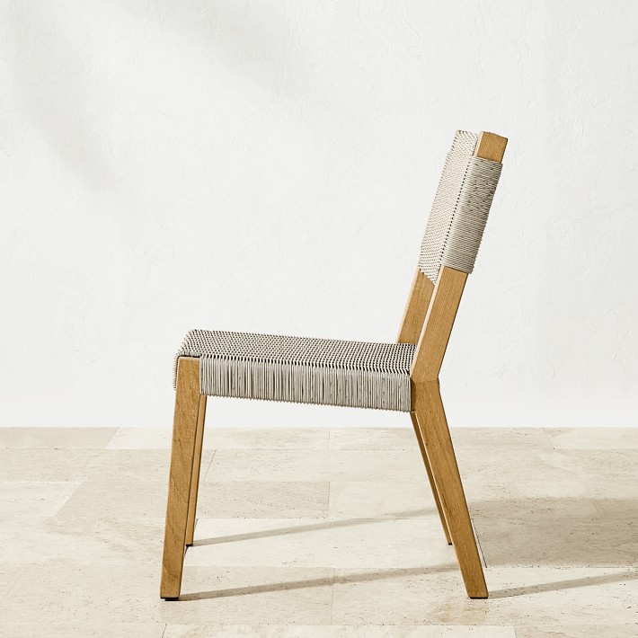 Larnaca Teak Extendable Dining Table & AllWeather Weave Dining Chairs