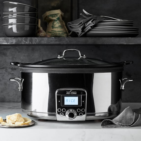AllClad Gourmet Plus Slow Cooker, 7Qt. with AllIn One Browning