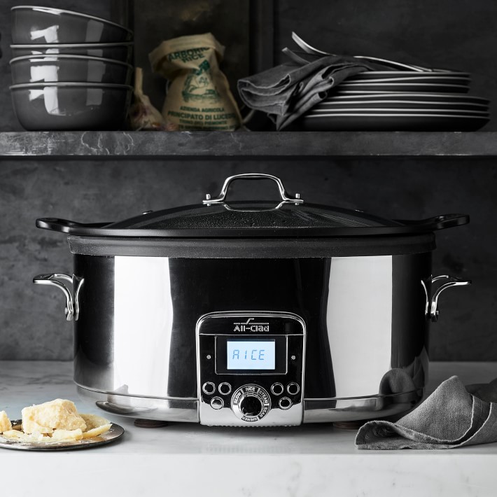 AllClad Gourmet Plus 7Qt. Slow Cooker with AllIn One Browning